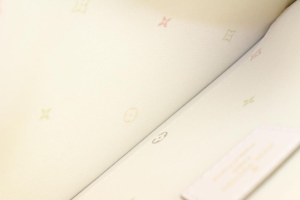 Louis Vuitton Monogram Khaki Sunset Neverfull Pochette Mm/Gm Wristlet Pouch 90lk412s