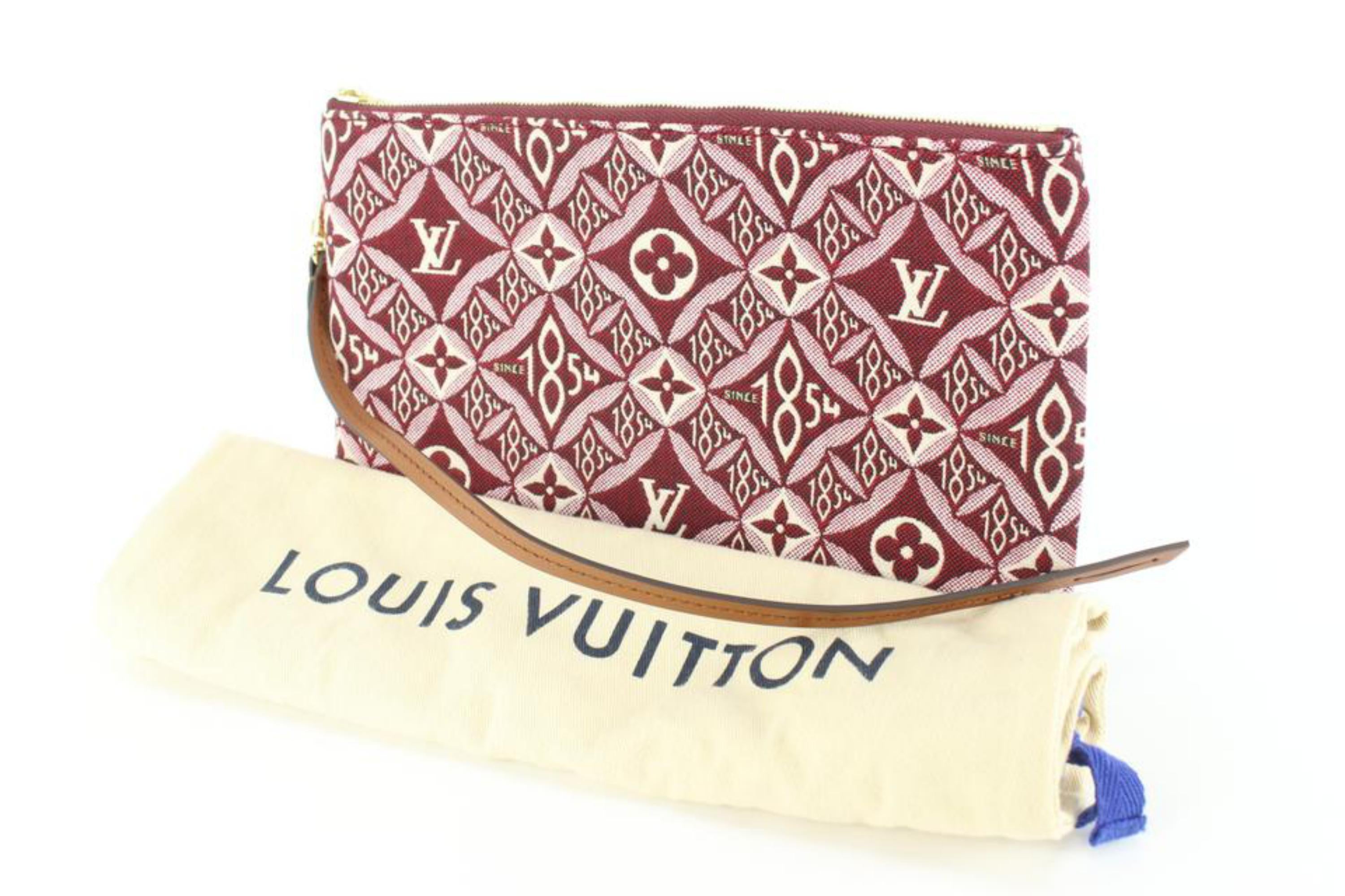 Louis Vuitton Bordeaux Monogram Since 1854 Neverfull MM Tote with
