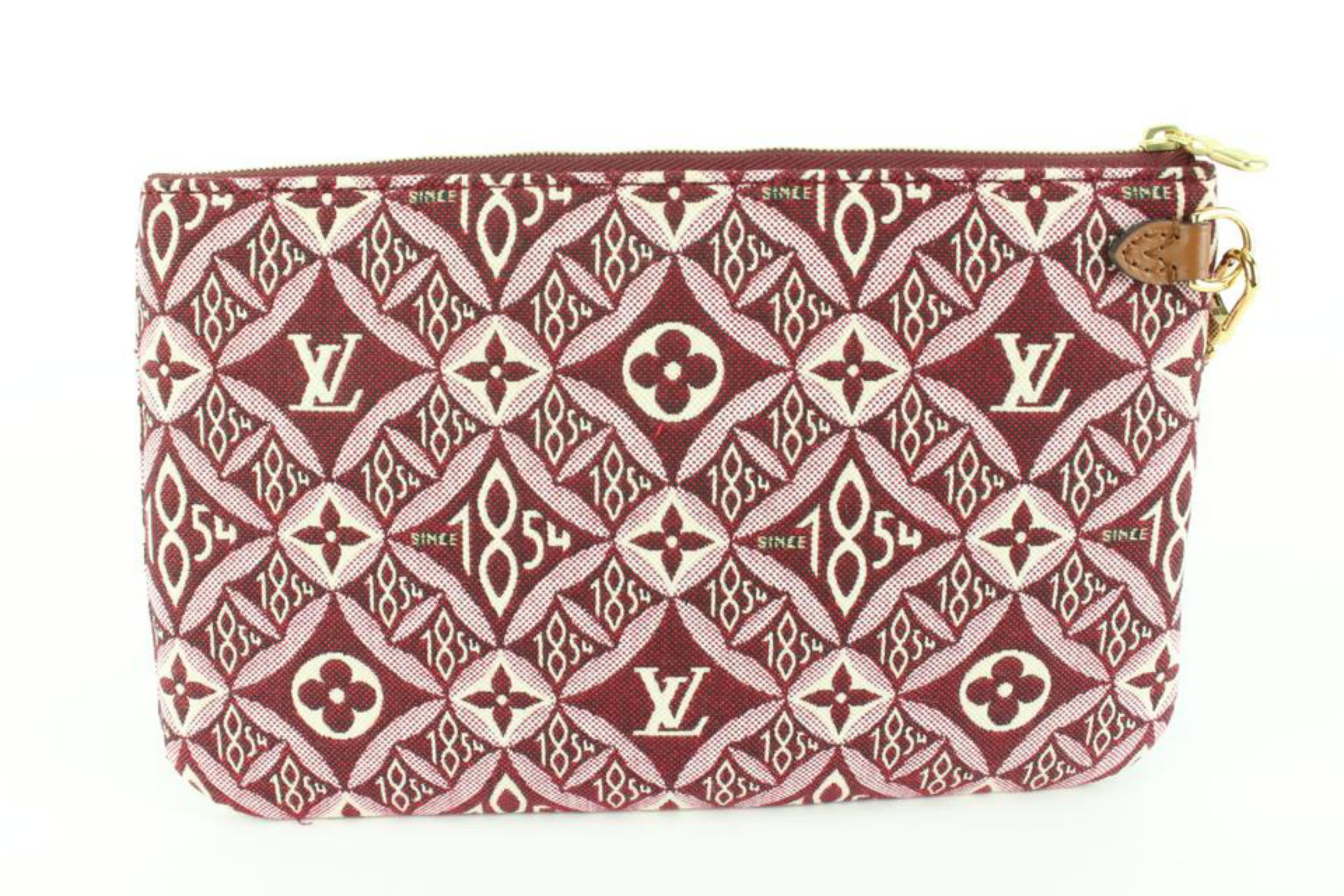 Louis Vuitton Bordeaux Monogram Neverfull Pochette