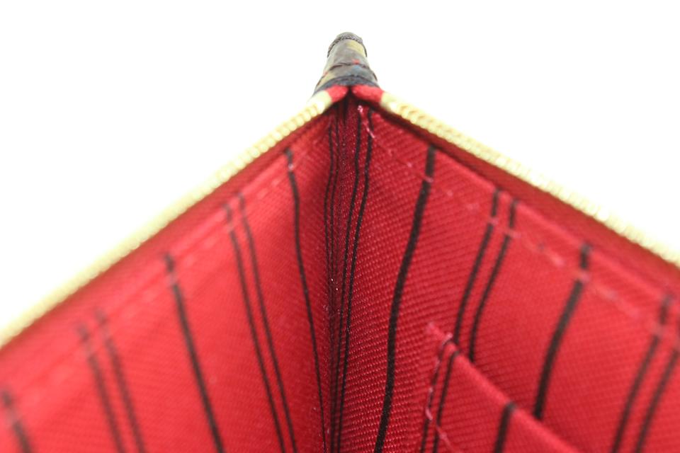 Louis Vuitton Cherry Red Monogram Neverfull Pochette GM or mm 13lz89s