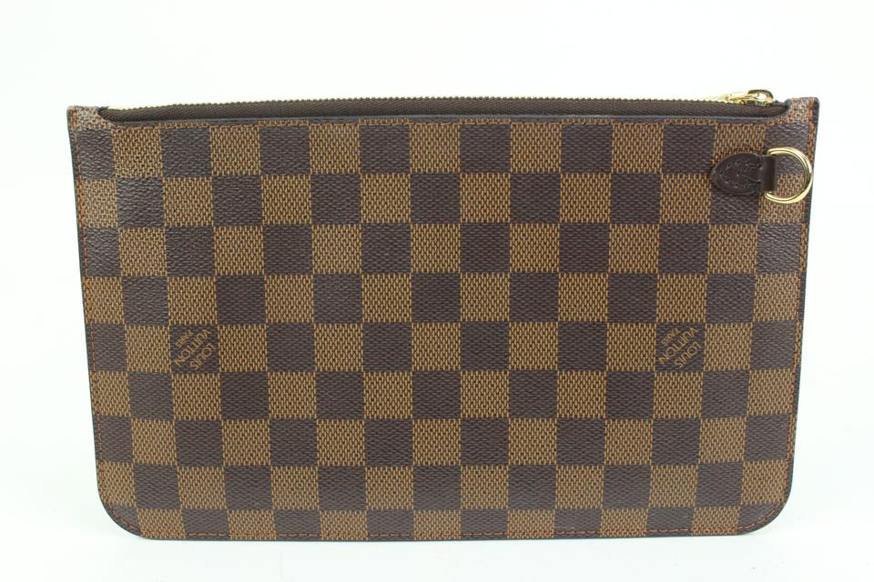Louis Vuitton Medium Damier Graphite Pochette Alpha mm Envelope Pouch Clutch 1231lv9