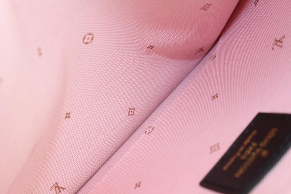Louis Vuitton Pochette Monogram Tromp L'oeil Screen MM Pink/Beige