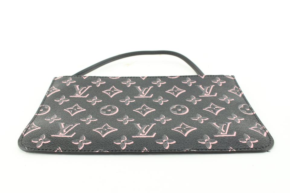 Louis Vuitton Black x Pink Monogram Fall for You Neverfull MM Tote