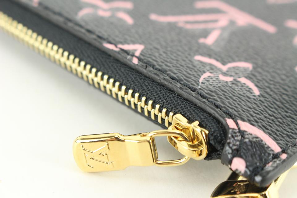 Louis Vuitton Black Pink Monogram Fall for You Neverfull Pochette MM or GM