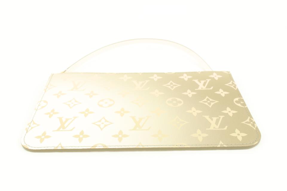 Louis Vuitton Sunset Khaki Coated Canvas Neverfull MM Gold