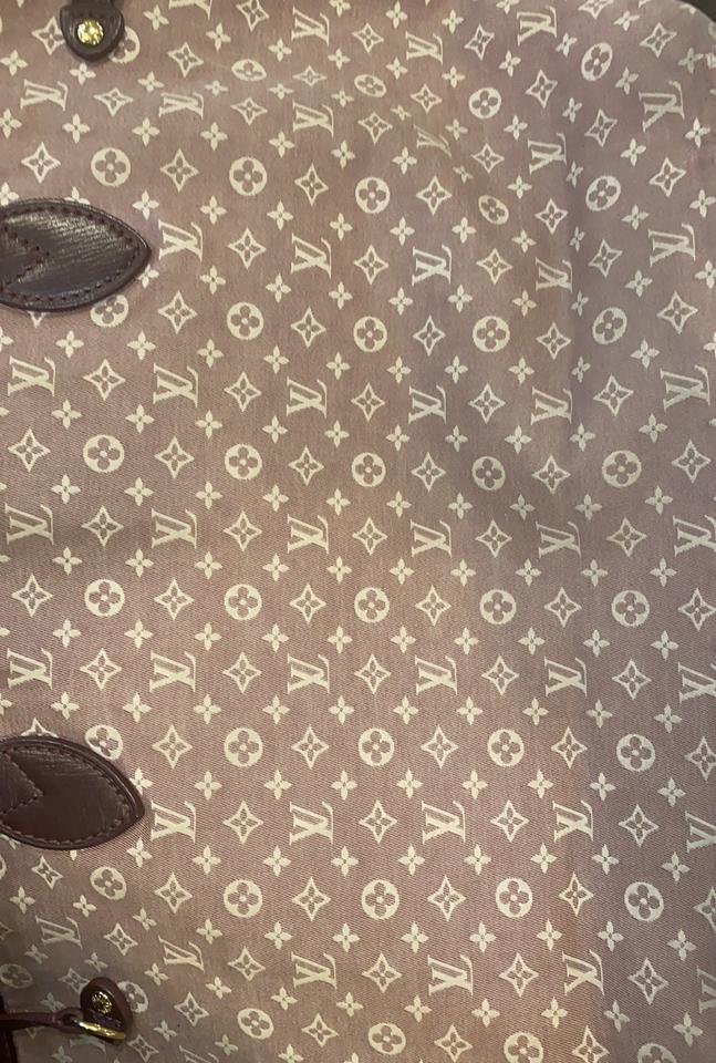Louis Vuitton Bordeaux Monogram Mini Lin Idylle Neverfull MM Tote Bag 863374