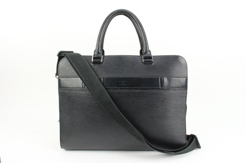 Louis Vuitton Black Leather Damier Infini Avenue Sling Bag 48lk54 –  Bagriculture