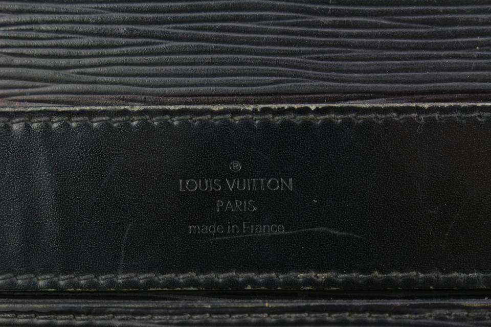 My favorite LOUIS VUITTON EPI BLACK NOIR CONCORDE SATCHEL M52132
