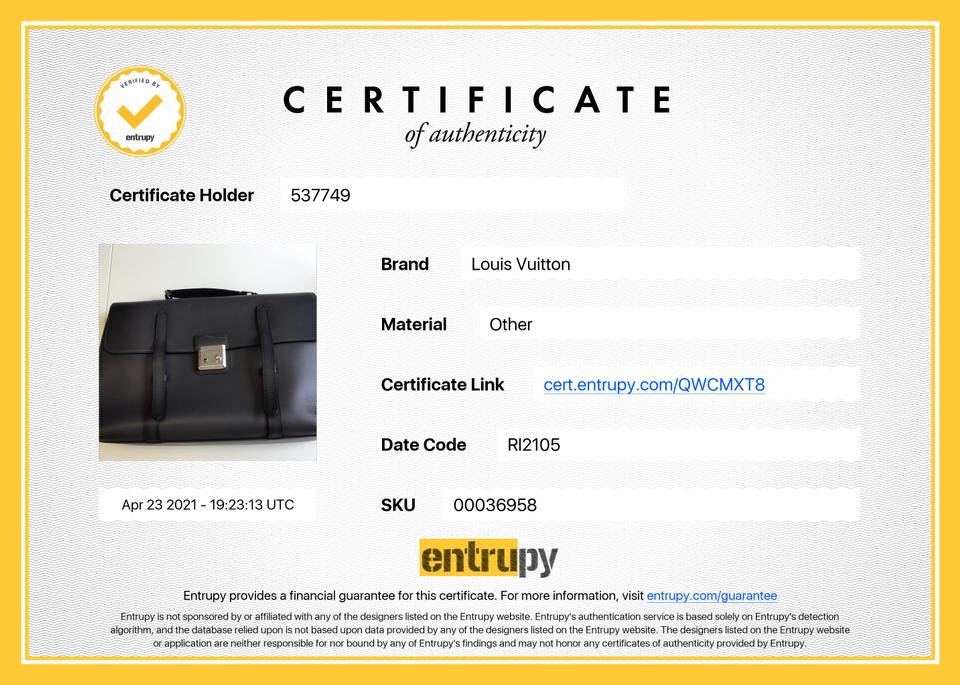 Authentication of a Louis Vuitton / Dior / Gucci item (with Certificat –  Bagaholic