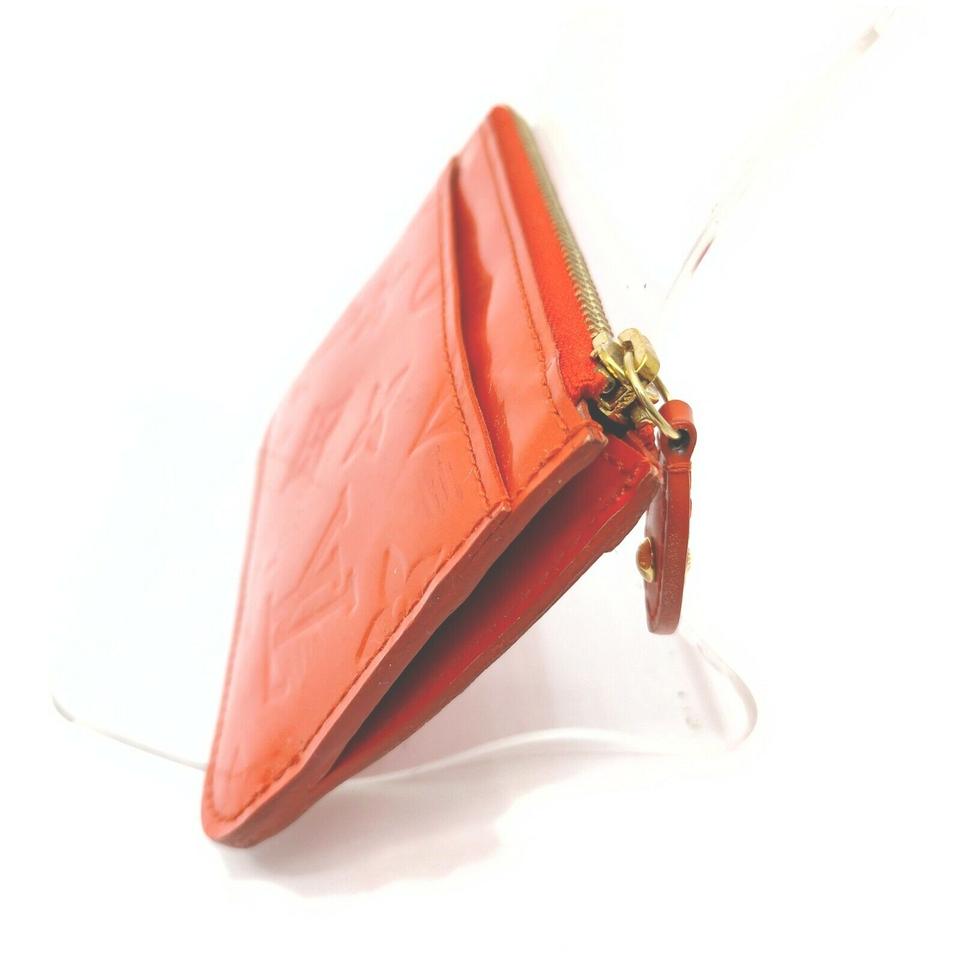 Louis Vuitton Orange Sunset Vernis Pochette Sobe Clutch Bag