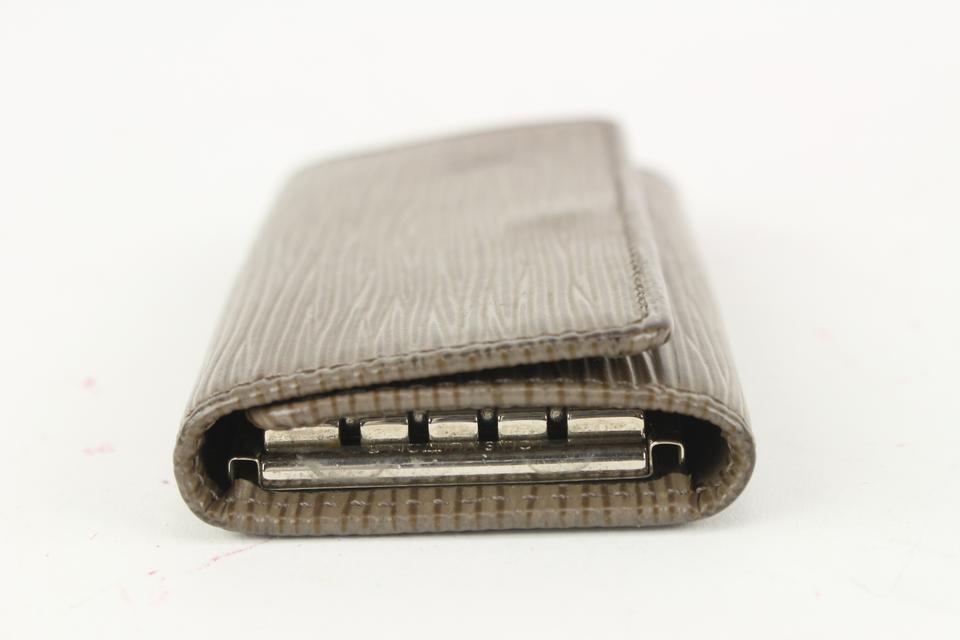 Louis Vuitton Grey Pepper Epi Leather Multicles 4 Key Holder Wallet ca –  Bagriculture