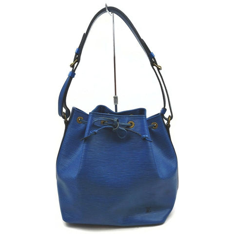 Louis Vuitton Blue Epi Leather Toledo Noe Petit Drawstring Bucket Hobo Bag 862875