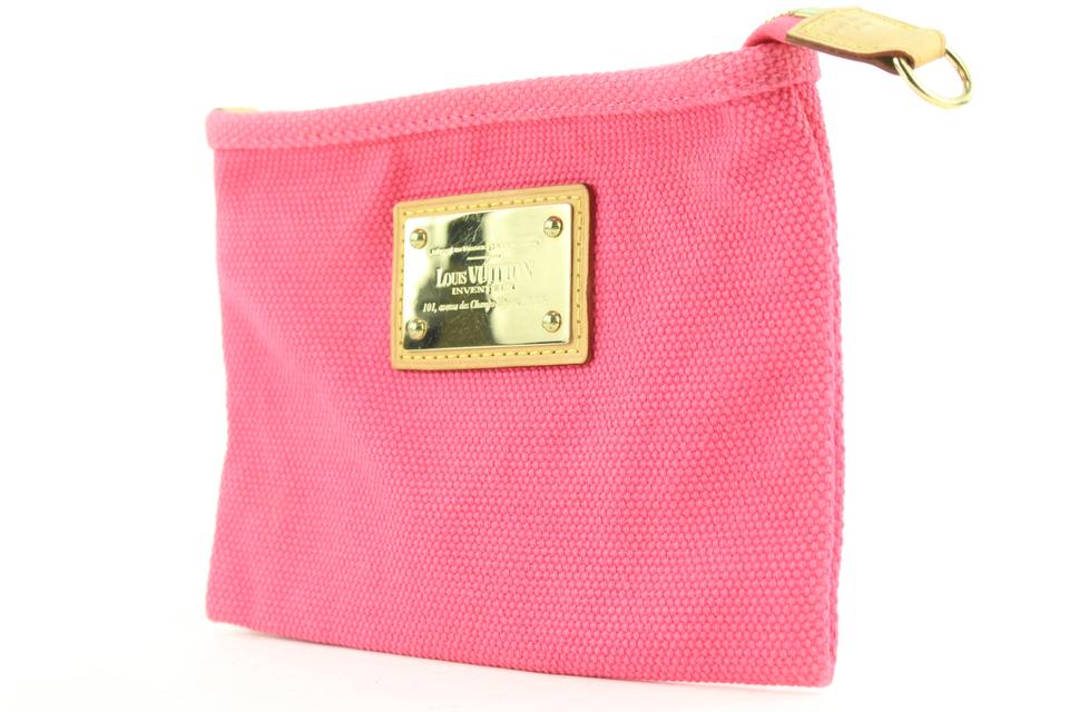 LOUIS VUITTON Antigua Sac Rabat Shoulder Bag Pink LV Auth bs960