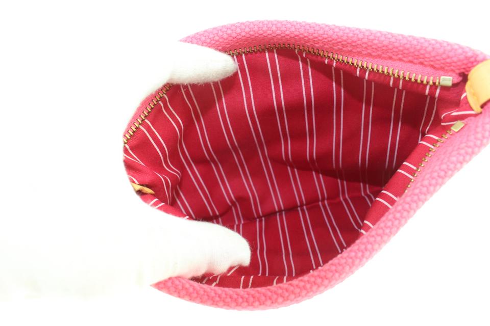 Antigua handbag Louis Vuitton Pink in Cotton - 38063768