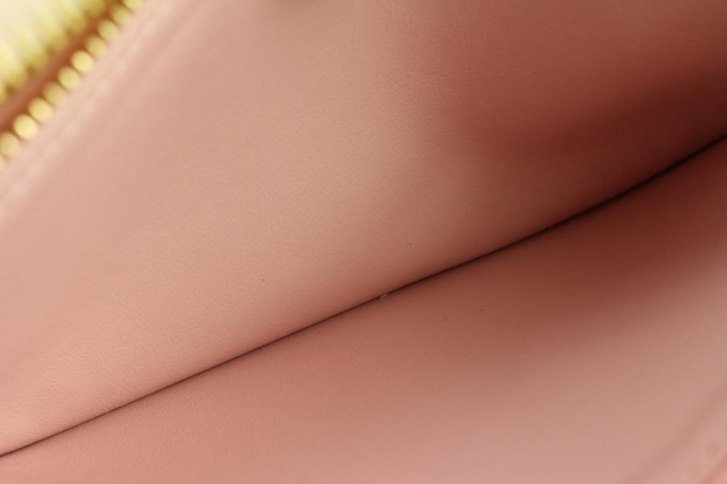 Pink Leather Fabric 
