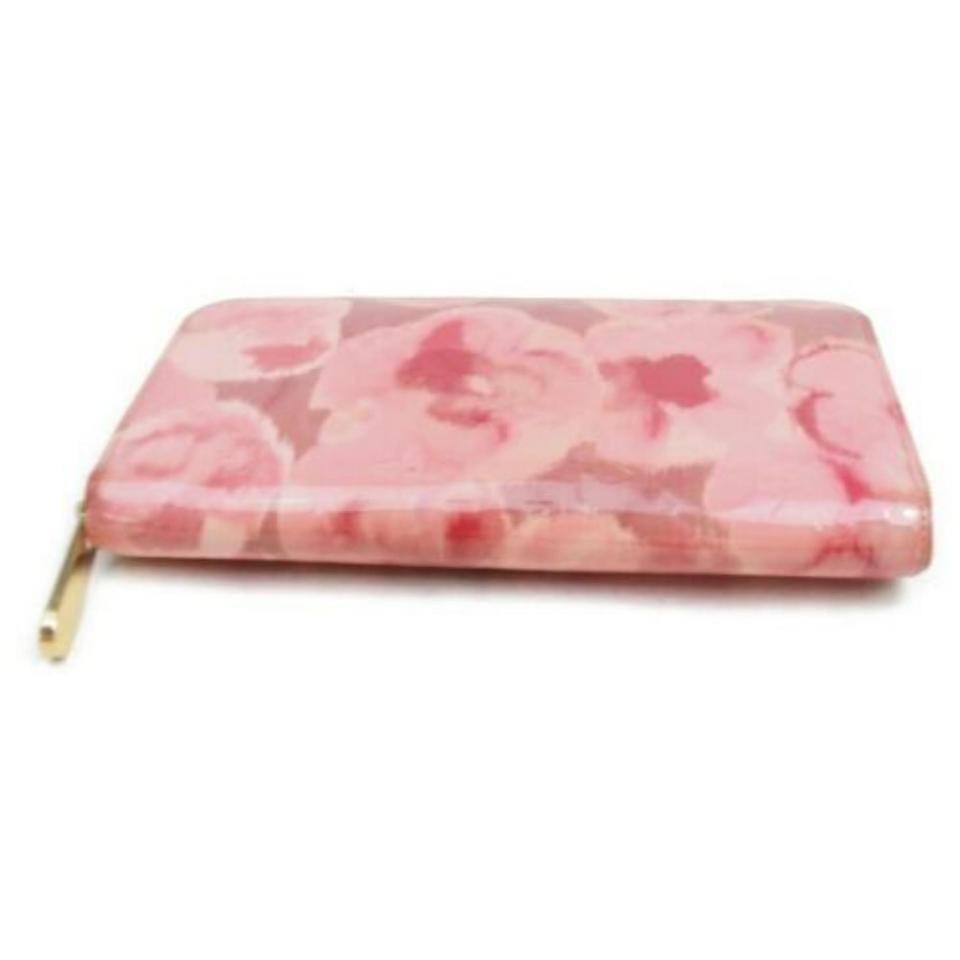 Louis Vuitton Pink Vernis Ikat Zippy Wallet Flower Floral Leather  ref.374834 - Joli Closet