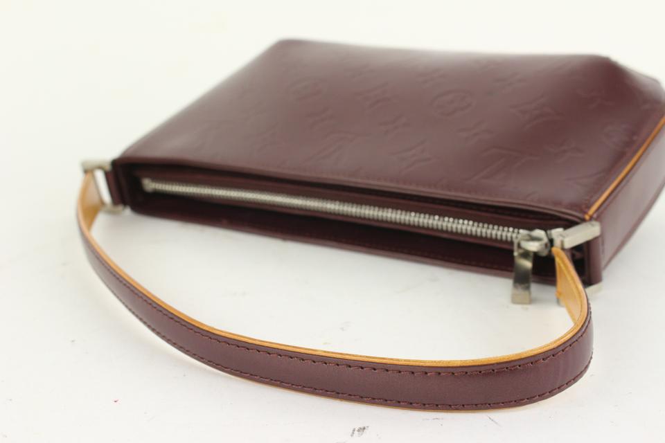 Louis Vuitton Mat Fowler Handbag Monogram Vernis Purple 2419181