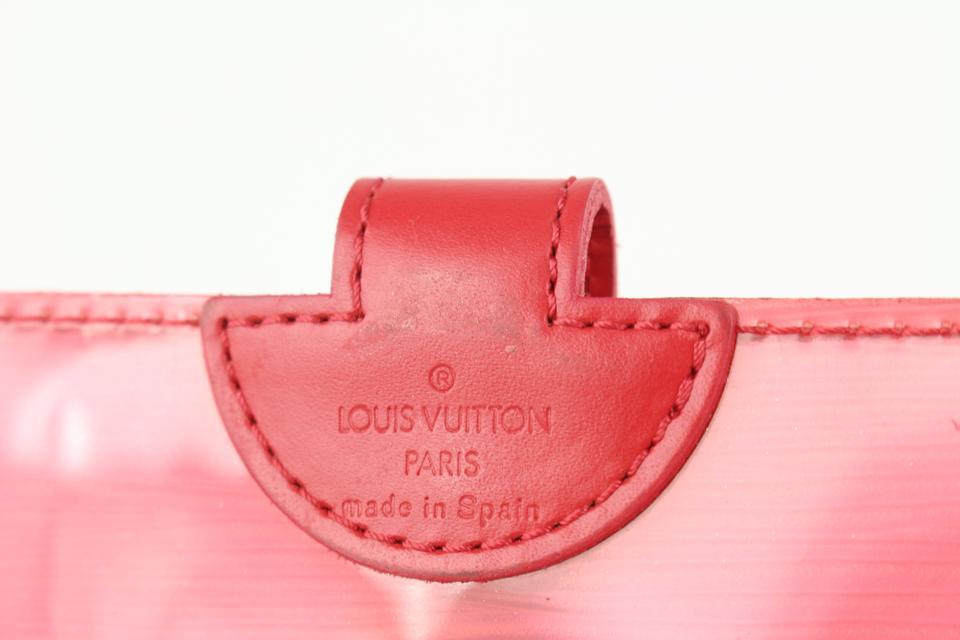 Pochette accessoire leather handbag Louis Vuitton Pink in Leather