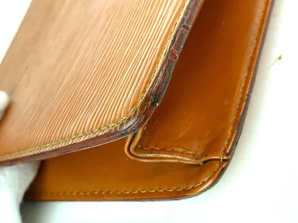 Louis Vuitton Brown Epi Leather Pochette Homme Envelope Clutch