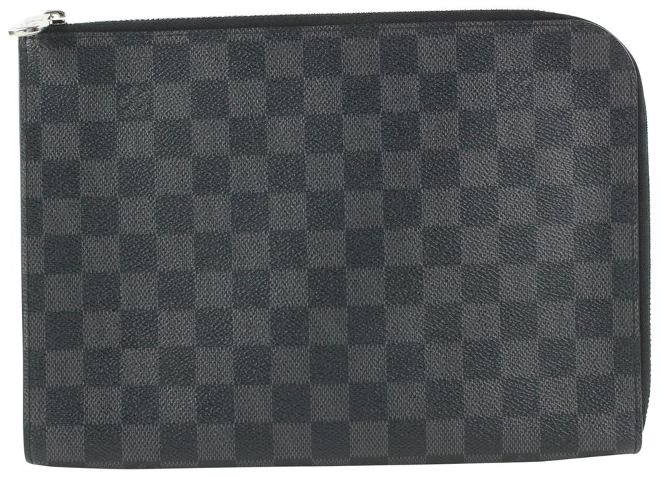 Louis Vuitton Couverture Carnet Agenda Cover Damier Graphite PM Black