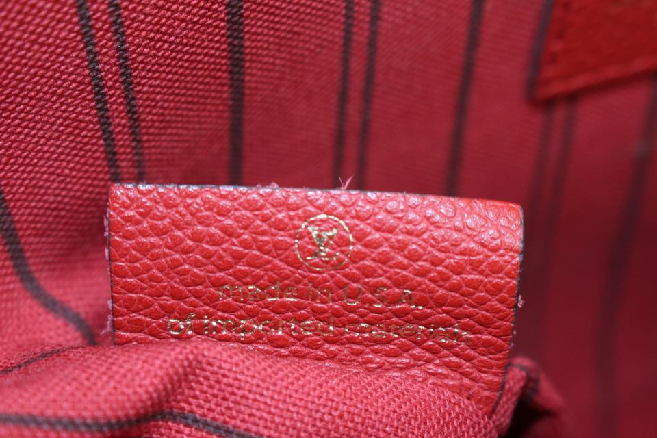 Louis Vuitton // Navy and Red Metis MM Bag – VSP Consignment