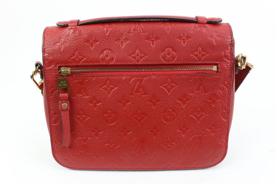 Sold at Auction: Louis Vuitton - Pochette Metis Patches Bag + Red