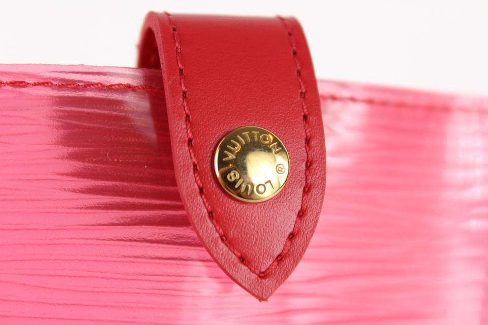 Louis Vuitton Clear Red EPI Leather Plage Pochette Accessoires