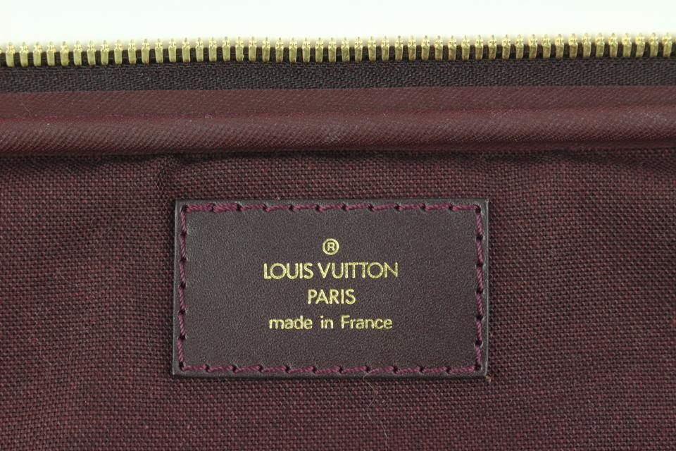 LOUIS VUITTON Shoulder Bag M30166 Del Sous Ardoise Taiga wine-red