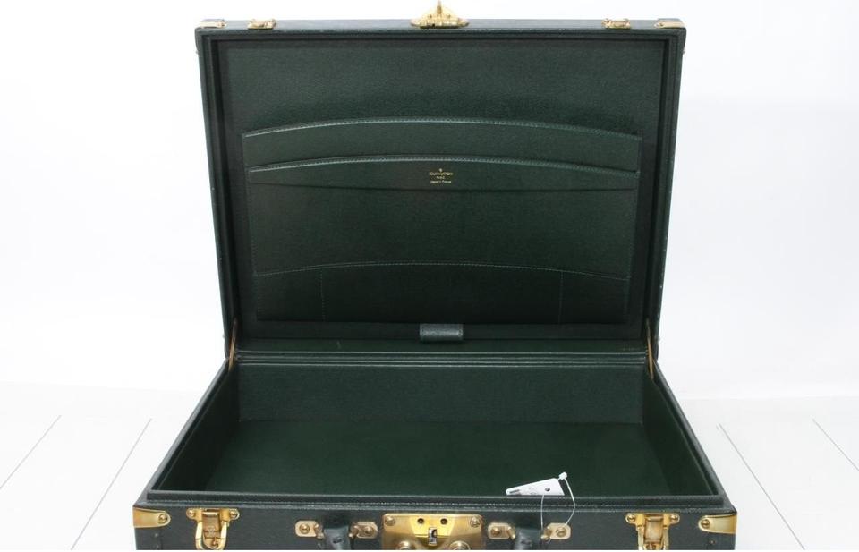 louis vuitton president attache briefcase 3lva121 green taiga leather weekendtravel bag 2 2 960 960