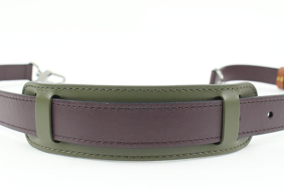 Louis Vuitton Virgil Abloh Purple Green Patchwork Bandouliere Shoulder Strap 2lv222s