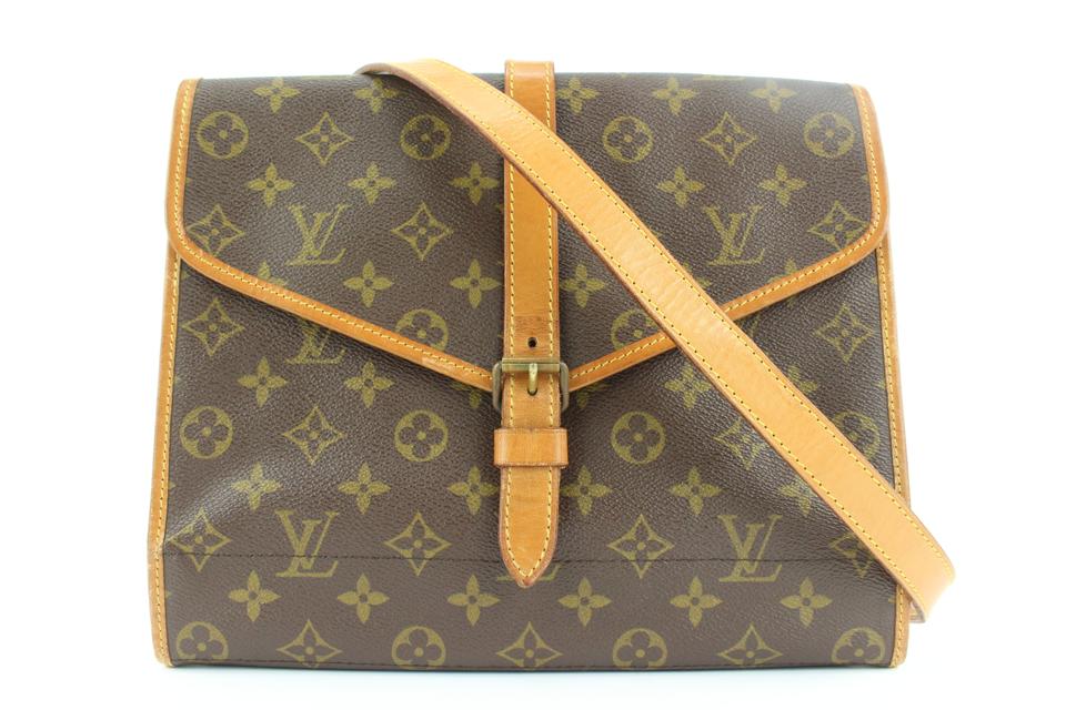Louis Vuitton Monogram Portable Serviette Bag - Brown Shoulder Bags,  Handbags - LOU655360