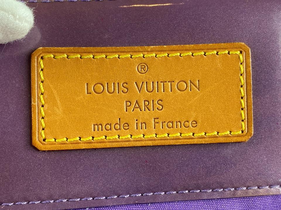 LOUIS VUITTON Monogram Vernis Reade GM Tote Bag Purple M91085 LV