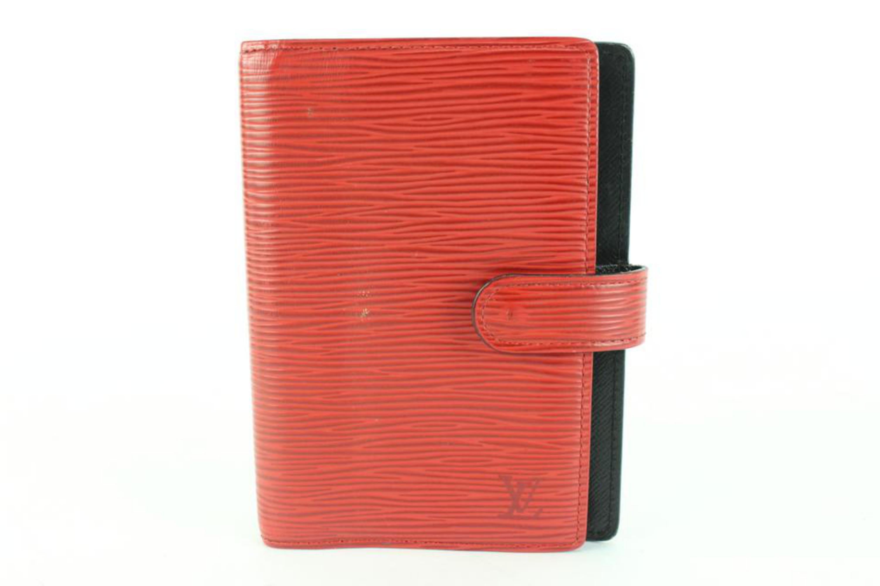 Louis Vuitton Red Epi Leather Small Ring Agenda PM 24lz510s – Bagriculture