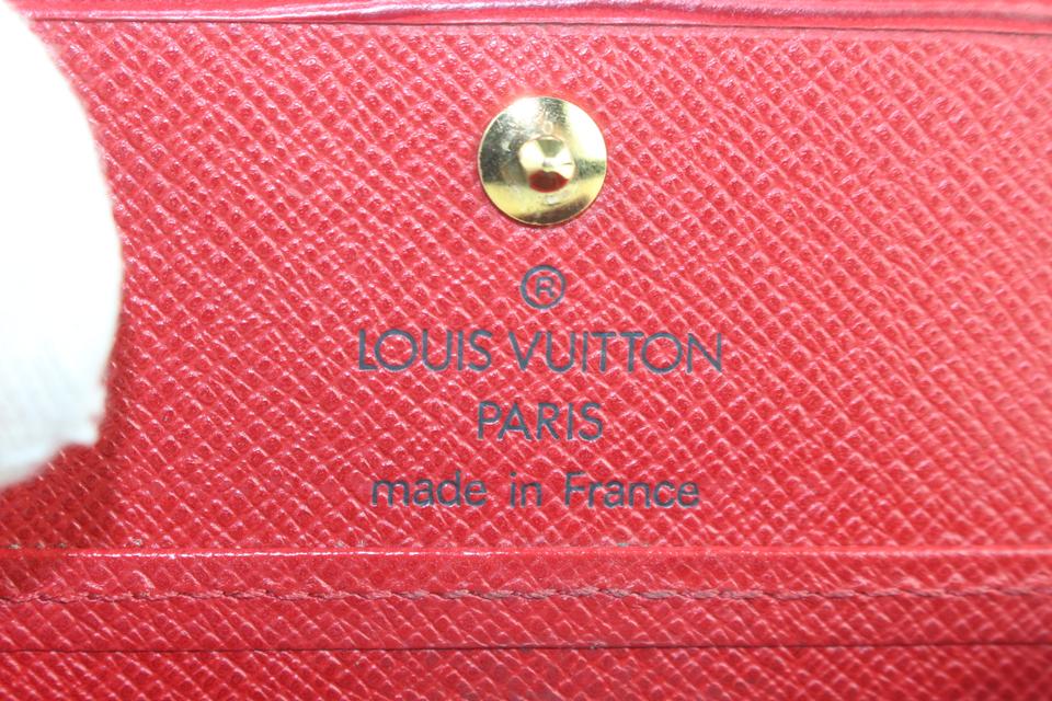Louis Vuitton Red EPI Leather Collapsible Boite Coin Box 402lvs527