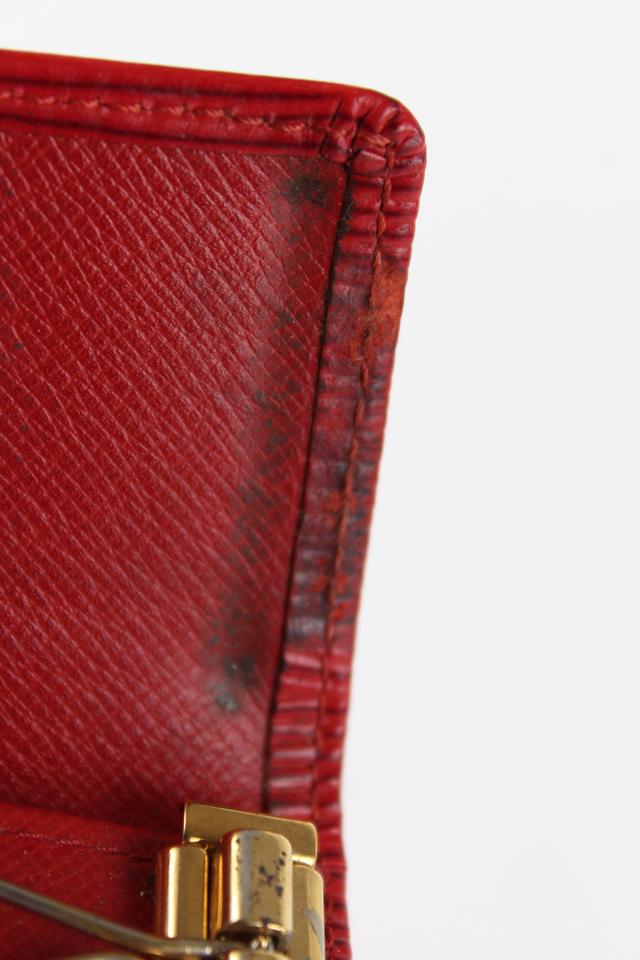 Louis Vuitton Vintage Epi Leather Pocket Organizer - Red Wallets