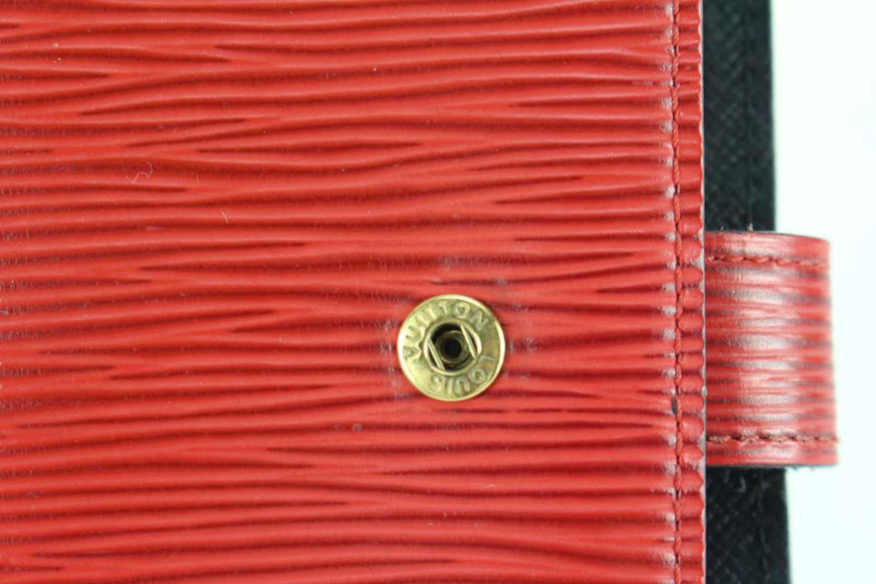 Louis Vuitton Red EPI Agenda 25LVA909