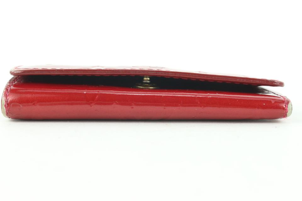 Vintage Louis Vuitton Dark Red Vernis Monogram 4 Key Holder TS1131 012 –  KimmieBBags LLC