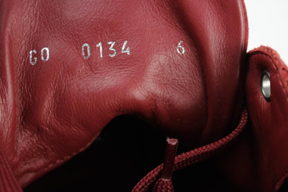 Men's Louis Vuitton Peace Sign Sneakerboot Black Red Sz LV 7
