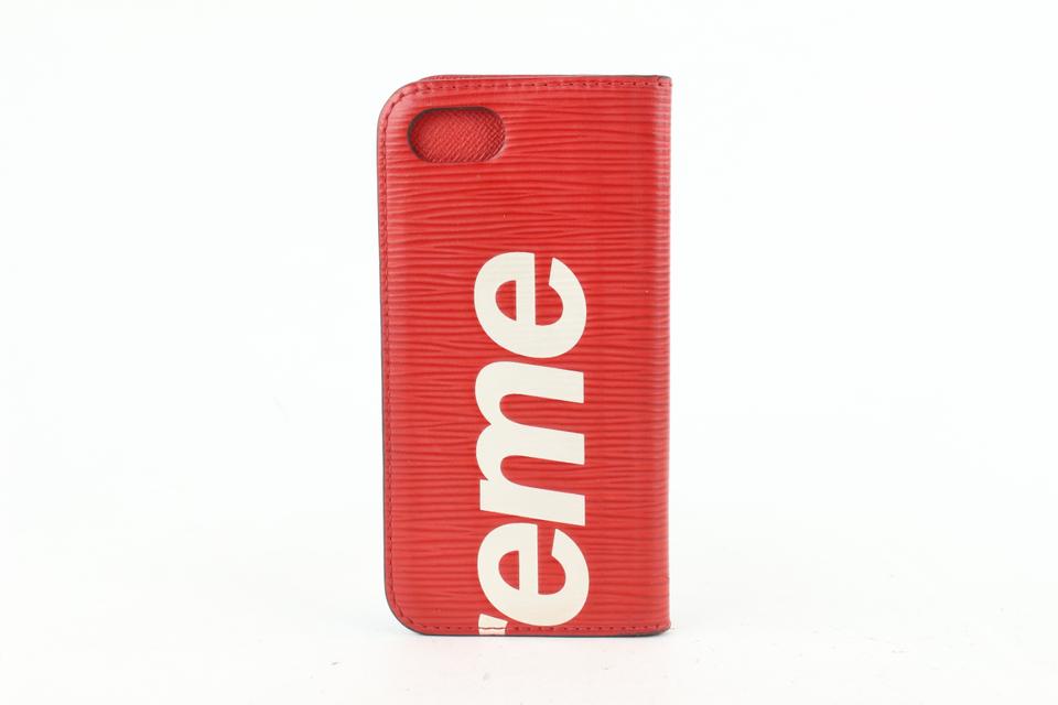 Louis Vuitton x Supreme iPhone 7 Folio Epi - Red Phone Cases, Technology -  LOUSU20320