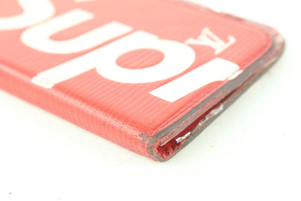 Louis Vuitton Supreme Red Epi Leather iPhone 7 Folio Case 7lv721 –  Bagriculture