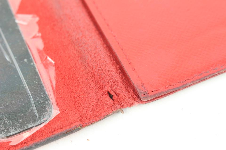 Louis Vuitton Supreme Red EPI Leather iPhone 7 Folio Case 7lv721