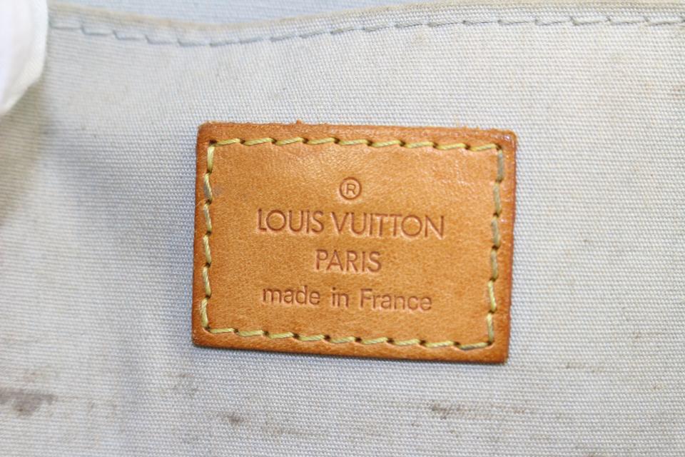 Louis Vuitton Vernis Leather Monogram Roxbury Drive Bag Ivory