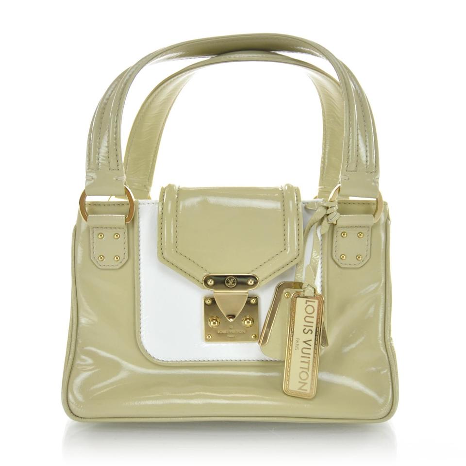 Louis Vuitton Beige Vernis Sac-Bicolore PM Bag 861925