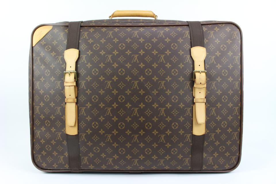 Louis Vuitton XL Monogram Satellite 70 Suitcase Trunk Luggage 99lk33s