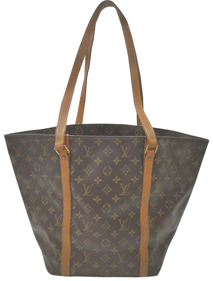 Louis Vuitton Monogram Sac Shopping Tote Bag 7LV712