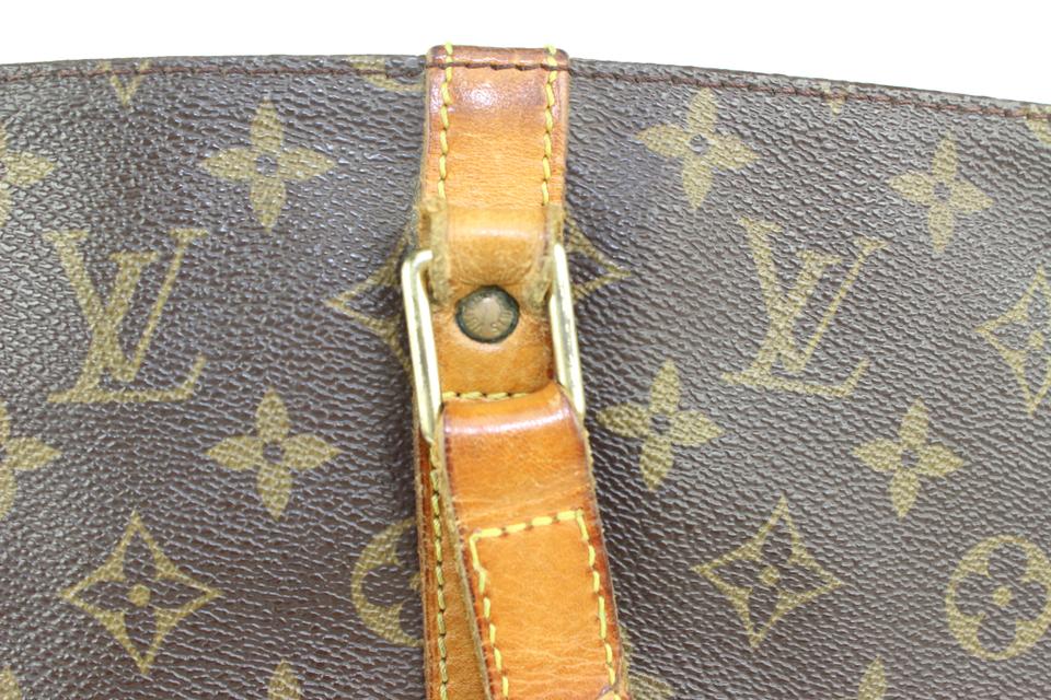 Shop for Louis Vuitton Monogram Canvas Leather Sac Shopping Tote Bag -  Shipped from USA