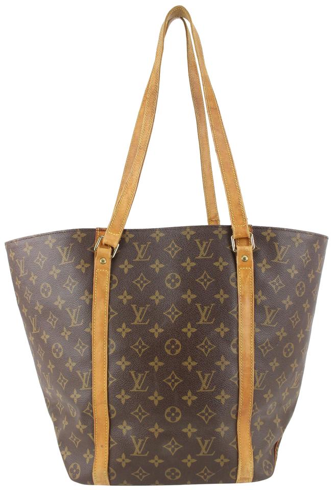 Louis Vuitton Monogram Sac Shopping Tote Bag. Made in France