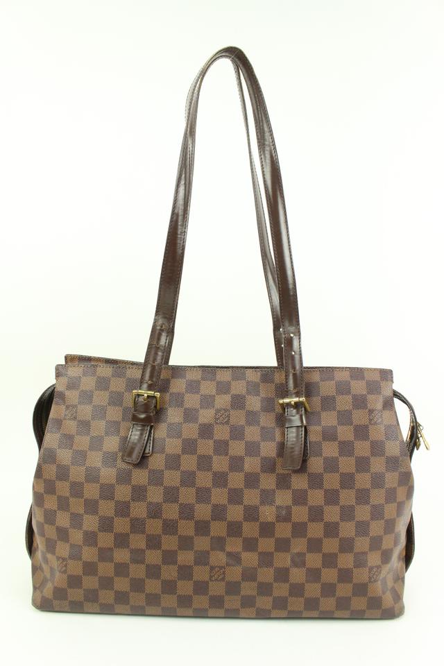 Louis Vuitton Damier Ebene Chelsea Zip Tote 860978