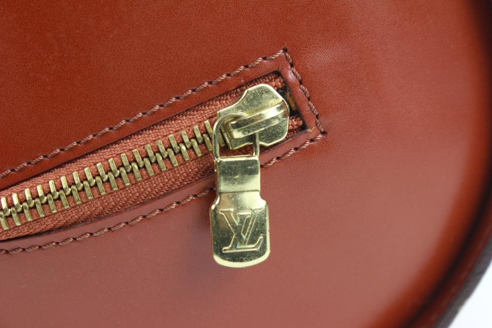 Louis Vuitton Soufflot Leather Satchel
