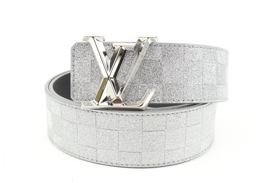 Louis Vuitton, Accessories, Louis Vuitton Silver Traveling Requisites  Buckle Belt In Camel Leather